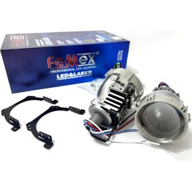 Resim Femex Vidalı Bi-Led Far Içi LED Mercek 2,5 Inc Kısa Uzun Birlikte (Vidalı Somonlu) P20 