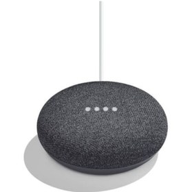 Resim Google Home Mini Hoparlör Retro Çalar Saat Standı Beyaz Doğal Organik Hammadde Kullanılarak Üretilmitşir.