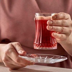 Resim Paşabahçe ELYSIA ÇAY BARDAĞI 170 CC 6 PENCERELI HEDİYELİK KUTU 
