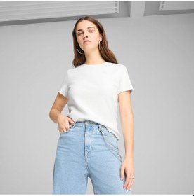 Resim Puma Kadın Beyaz Tişört 685053-02 Beyaz 