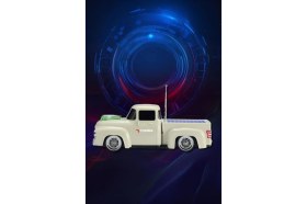 Resim Torima Bluetooth Hoparlör Güneş Enerjili Kamyon Tasarımlı FM USB TF Speaker D44 