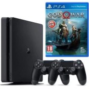 Resim Playstatıon 4 Slım 1 Tb Teşhir Ürün 2 Adet Orj + God Of War CD Oyun 