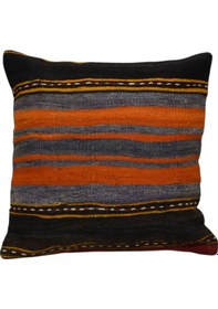 Resim Zehra Abla Halı Yeni El Dokuma Dekoratif Kilim Kırlent Yastık Kılıfı 6459 Çok Renkli 