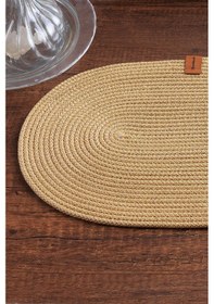 Resim Maisonart 2 Adet Oval Supla Amerikan Servis Runner Tabak, Tava, Altlığı Sofra Sunumluk Kahverengi 