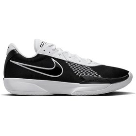 Resim Nike Air Zoom G.t. Cut Academy Basketbol Ayakkabısı Fb2599-003 Bir Numara Büyük Almanızı Öneriyoruz siyah-beyaz 