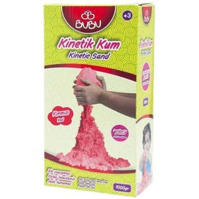 Resim Onigonline Kırmızı Kinetik Kum 1 Kg 
