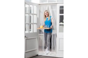 Resim Mıknatıslı Manyetik Kapı Sinekliği Sineklik Tülü Perde (60CM x 210CM 2 Adet Tül) (336336) 