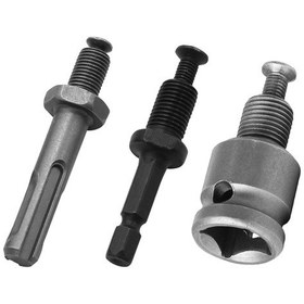 Resim Moveevo 3'lü Çelik Darbeli Matkap-açma Torna Adaptör Seti: 12.7mm Vida + Altıgen-boyuna Saplar - İnşaat, Tamir, Dıy İçin Çok Fonksiyonlu 