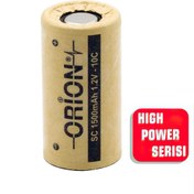 Resim Orion 1.2V Ni-Cd SC 1500mAh Şarj Edilebilir Pil - HP Orion