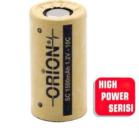 Resim Orion 1.2V Ni-Cd SC 1500mAh Şarj Edilebilir Pil - HP 
