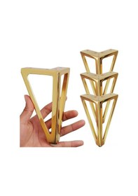 Resim Reedark 6 Adet 15 Cm Metal Mobilya Ayakları - Banyo Dolabı, Tv Ünitesi, Yatak Ve Kanepe İçin Dayanıklı Ayaklar 