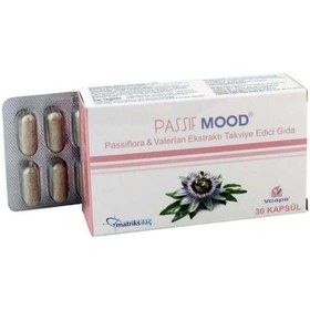 Resim Passif Mood Passiflora & Valerian Ekstraktı Takviye Edici Gıda 30 