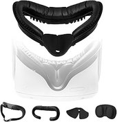 Resim TIANREN VR Facial Interface Replacement Kit for Oculus Quest 2, VR Accessories Facial Interface Bracket, Anti-Leakage Nose Pad,Lens Cover,Foam Face Covers for Meta Quest 2 