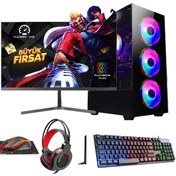 Resim Ramtech DG-i5-900 PLUS i5-9400F 16 GB 480 GB SSD 4 GB GT740 24" Dos Masaüstü Bilgisayar 