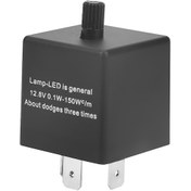 Resim Padalink Led Sinyal Lambaları İçin 3 Pinli Ayarlanabilir Cf13 Kt Flash Röle, Hızlı Flaşma Sorunlarını Tamir Edin, 0.1-150w Güç Aralığı 