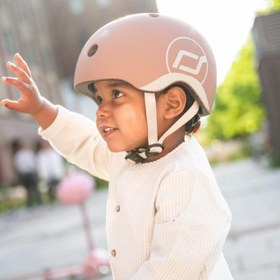 Resim Scoot and Ride Helmet Bebek Kaskı XXS-S Mocha 181206-00826 