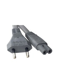 Resim Ac Power Güç Kablosu Gri Tv-radyo-notebook Adaptör Için Teyip Fiş 