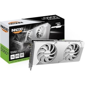 Resim Inno3d Rtx5060ti 8gb Twin X2 Oc White 128bit Gddr7 Ekran Kartı N506t2-08d7x-193075w 