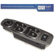 Resim Hyundai Accent Ön Sol Dörtlü Ayna Ayarli Cam Dügmesi 2002-2005 529875321 