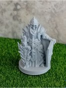 Resim shop Detaylı PLA 3D Baskı İskelet Şövalye Figürü 