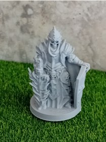 Resim shop Detaylı PLA 3D Baskı İskelet Şövalye Figürü 