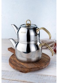 Resim Acar Armin Aile Boy Çaydanlık Takımı - Gold 