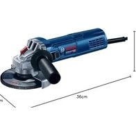 Resim Professional Gws 9,115 S Avuç Taşlama Makinesi-Devir Ayarlı (900 W, Disk Çapı: 115 Mm, 2.800-11.000 Dev/dak) 