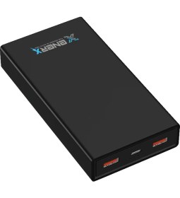 Resim Enerx ENR-P20C 20.000 mAh Hızlı Powerbank (2,1 A) – Çift Çıkış, Siyah 