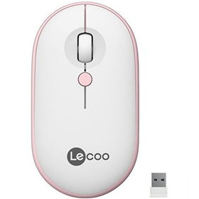 Resim Lecoo WS212 Kablosuz Mouse Beyaz ve Pembe 