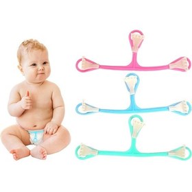Resim Sones 3 Adet Plastik Üç Kancalı Küçük Pençe Bebek Bezi Tokasırastgele Renk Teslimatı 
