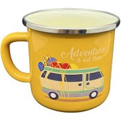 Resim Orcamp OUT-1900 Retro Emaye Kupa Bardak Adventure Hardal 