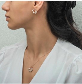 Resim Gümüş Inci Kurdele Kadın Set (546174345) 