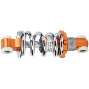 Resim Reedark Turuncu 125mm Yastık, 400lbs Yük Kapasitesi, Alüminyum Ve Paslanmaz Çelik, Mini Motosiklet, Elektrikli Scooter, İçin Evrensel, Ayarlanabilir Tıkaçlı, Dayanıklı Şok Emici 