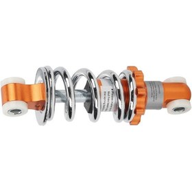 Resim Reedark Turuncu 125mm Yastık, 400lbs Yük Kapasitesi, Alüminyum Ve Paslanmaz Çelik, Mini Motosiklet, Elektrikli Scooter, İçin Evrensel, Ayarlanabilir Tıkaçlı, Dayanıklı Şok Emici 