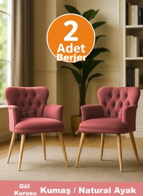 Resim LOVİSSE HOME 2 adet Diva Berjer Tekli Koltuk – Ofis / Salon / Balkon – Bekleme koltuğu, Cafe , Çay seti 