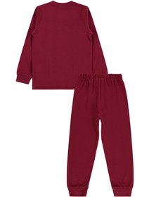 Resim Civil Boys Create Baskılı 6-9 Yaş Pijama Takımı - Bordo - Bordo / 9-10 Yaş 
