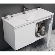 Resim Orka Terme 100 Cm Mdf Kaşmir Banyo Dolabı Alt Modül Ve Lavabo Çok Renkli 