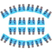 Resim Createtech Tutucu Sigorta Mavi Ekleme Devresi Büyük Boy Bıçak Araba Adaptörü 12v 100cr 