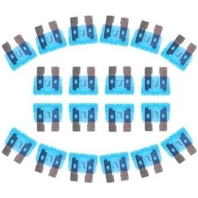 Resim Createtech Tutucu Sigorta Mavi Ekleme Devresi Büyük Boy Bıçak Araba Adaptörü 12v 100cr 