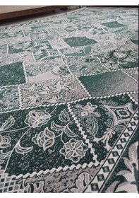 Resim Savan Dokuma Halı Örtüsü 4m² 170 240 Kale Yeşil Diğer 