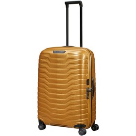 Resim Samsonite Proxis - Spinner Sarı 4 Tekerlekli Orta Boy Valiz 69cm 