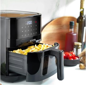 Resim Schafer Fit Fry Xl Look Dijital Airfryer 0,9 lt Kapasite Tek Hazne Isı Ayarı Özellikli 