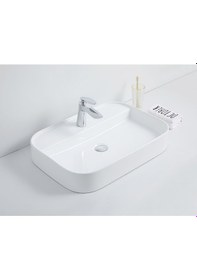 Resim Paluci Lavabo Anka Plus Beyaz Dikdörtgen Model 