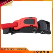 Resim Ximistore9 "motorsiklet Kaskı Hızlı Açma Kilitli Toka - Evrensel Siyah Kırmızı Abs Plastik" 