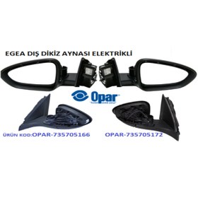 Resim Opar Fiat Egea Orjinal Elektrikli Isıtmalı Ayna Takımı (735705166)(735705172) 