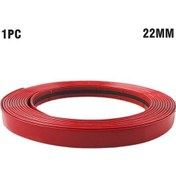 Resim 3m/5m Araba Tampon Kırmızı Dekorasyon Şerit Araba Kapı Ve Pencere Koruma Şerit Araba Red22mm 5m 1 Piece Set 