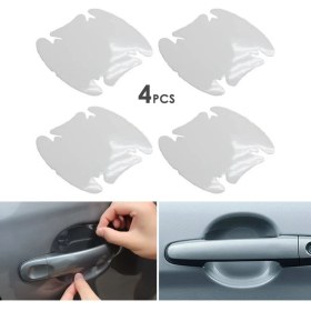 Resim Araba Kapı Kolu Koruyucu Film (4lü Set) 