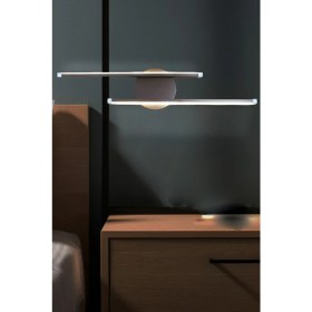 Resim Asya Modern Tasarım Kahverengi - Gün Işığı Ledli Banyo - Mutfak - Salon LED Duvar 2 Li Aplik 