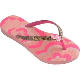 Resim Havaianas Kids Slim Glitter Iı Çocuk Parmak Arası Terlik 4146976 Pembe 