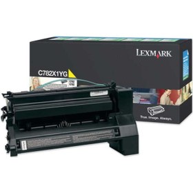 Resim Lexmark C782x1yg Orjinal Sarı Toner 
